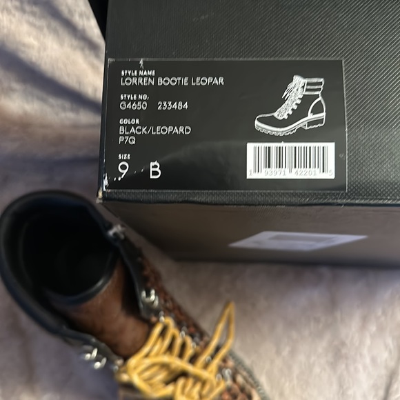 BNIB Coach Lorren Leopard Bootie - Picture 2 of 8